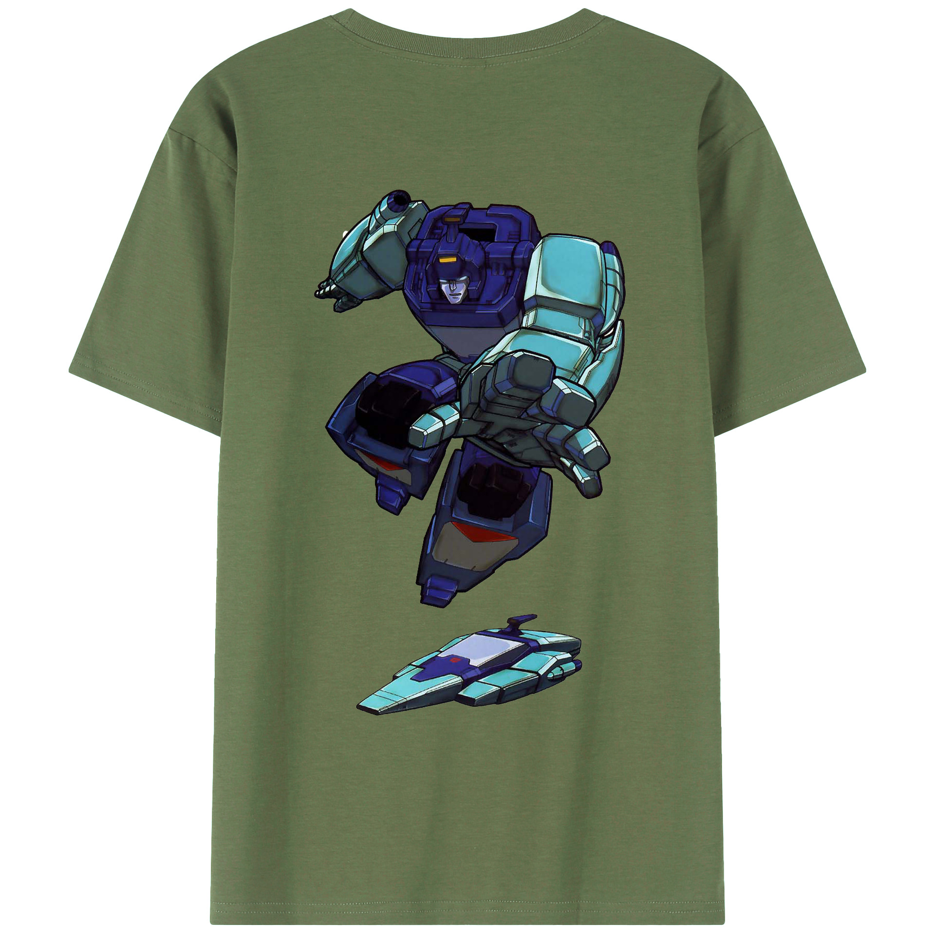 （画像用）  綿100％ メンズ半袖Tシャツ（バックプリント） 通気性